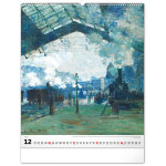 NOTIQUE Nástenný kalendár Claude Monet 2027, 48 x 56 cm