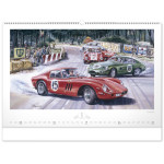 NOTIQUE Nástenný kalendár Oldtimers – Václav Zapadlík 2027, 64 x 42 cm