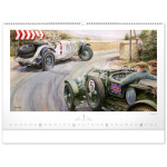 NOTIQUE Nástenný kalendár Oldtimers – Václav Zapadlík 2027, 64 x 42 cm