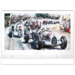NOTIQUE Nástenný kalendár Oldtimers – Václav Zapadlík 2027, 64 x 42 cm