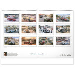 NOTIQUE Nástenný kalendár Oldtimers – Václav Zapadlík 2027, 64 x 42 cm