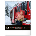 Nástenný kalendár Dreamy Firefighters 2027, 30 x 34 cm
