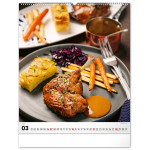 NOTIQUE Nástenný kalendár Gourmet 2027, 48 x 56 cm