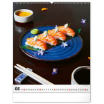 NOTIQUE Nástenný kalendár Gourmet 2027, 48 x 56 cm
