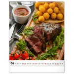 NOTIQUE Nástenný kalendár Gourmet 2027, 48 x 56 cm