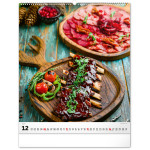 NOTIQUE Nástenný kalendár Gourmet 2027, 48 x 56 cm