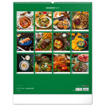 NOTIQUE Nástenný kalendár Gourmet 2027, 48 x 56 cm