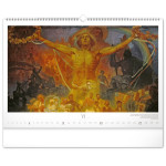 NOTIQUE Nástenný kalendár Slovanská epopej – Alfons Mucha 2027, 48 x 33 cm