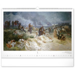 NOTIQUE Nástenný kalendár Slovanská epopej – Alfons Mucha 2027, 48 x 33 cm