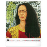 NOTIQUE Nástenný kalendár Frida Kahlo 2027, 48 x 56 cm