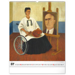 NOTIQUE Nástenný kalendár Frida Kahlo 2027, 48 x 56 cm
