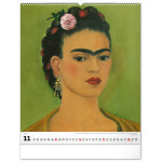 NOTIQUE Nástenný kalendár Frida Kahlo 2027, 48 x 56 cm