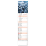 NOTIQUE Nástenný kalendár Krajina CZ/SK 2027, 12 x 48 cm