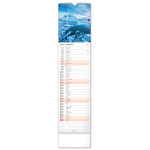 NOTIQUE Nástenný kalendár Krajina CZ/SK 2027, 12 x 48 cm
