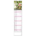 NOTIQUE Nástenný kalendár Květiny – Kvety CZ/SK 2027, 12 x 48 cm