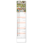 NOTIQUE Nástenný kalendár Josef Lada CZ/SK 2027, 12 x 48 cm