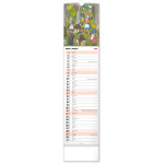 NOTIQUE Nástenný kalendár Josef Lada CZ/SK 2027, 12 x 48 cm