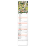 NOTIQUE Nástenný kalendár Josef Lada CZ/SK 2027, 12 x 48 cm