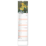 NOTIQUE Nástenný kalendár Josef Lada CZ/SK 2027, 12 x 48 cm