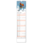 NOTIQUE Nástenný kalendár Krtko CZ/SK 2027, 12 x 48 cm