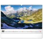 NOTIQUE Nástenný kalendár Magické Tatry 2027, 48 x 33 cm