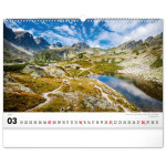NOTIQUE Nástenný kalendár Magické Tatry 2027, 48 x 33 cm