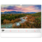 NOTIQUE Nástenný kalendár Magické Tatry 2027, 48 x 33 cm