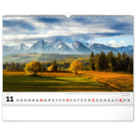 NOTIQUE Nástenný kalendár Magické Tatry 2027, 48 x 33 cm