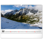 NOTIQUE Nástenný kalendár Magické Tatry 2027, 48 x 33 cm