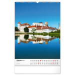NOTIQUE Nástenný kalendár Hrady a zámky CZ 2027, 33 x 46 cm