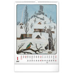 NOTIQUE Nástenný kalendár Josef Lada CZ 2027, 33 x 46 cm