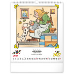 NOTIQUE Nástenný kalendár Josef Lada – Riekanky CZ 2027, 30 x 34 cm