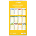 NOTIQUE Nástenný kalendár Rodinný plánovací XXL CZ 2027, 33 x 64 cm