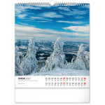 NOTIQUE Nástenný kalendár Potulky moravskou krajinou CZ 2027, 30 x 34 cm