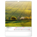 NOTIQUE Nástenný kalendár Potulky moravskou krajinou CZ 2027, 30 x 34 cm