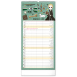 NOTIQUE Nástenný kalendár Rodinný plánovací Harry Potter CZ/SK 2027, 21 x 42 cm