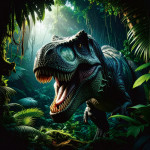 NOTIQUE Poznámkový kalendár Dinosaury 2027, 30 x 30 cm