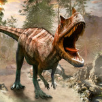 NOTIQUE Poznámkový kalendár Dinosaury 2027, 30 x 30 cm