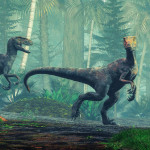 NOTIQUE Poznámkový kalendár Dinosaury 2027, 30 x 30 cm