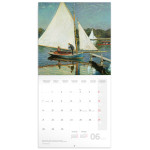 NOTIQUE Poznámkový kalendár Claude Monet 2027, 30 x 30 cm