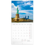 NOTIQUE Poznámkový kalendár New York 2027, 30 x 30 cm