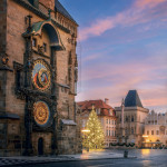 NOTIQUE Poznámkový kalendár Praha 2027, 30 x 30 cm