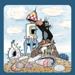 NOTIQUE Poznámkový kalendár Krtko 2027, 30 x 30 cm