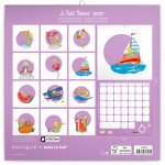 NOTIQUE Poznámkový kalendár Malý princ Plastic 2027, PLASTIC FREE, 30 x 30 cm
