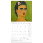 NOTIQUE Poznámkový kalendár Frida Kahlo 2027, 30 x 30 cm