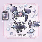 NOTIQUE Poznámkový kalendár Kuromi  2027, 30 x 30 cm