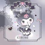 NOTIQUE Poznámkový kalendár Kuromi  2027, 30 x 30 cm