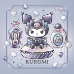 NOTIQUE Poznámkový kalendár Kuromi  2027, 30 x 30 cm