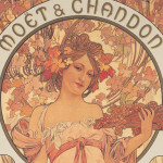 NOTIQUE Poznámkový kalendár Alfons Mucha EN/CZ 2027, 20 x 20 cm