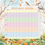 NOTIQUE Rodinný plánovací kalendár Zvieratká 2027, 30 x 30 cm